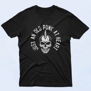Just An Old Punk At Heart 90s T Shirt